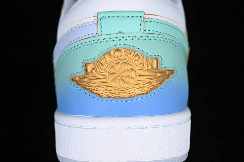 All categories Air Jordan Jordan series basketball shoes Air Jordan 1 Low Z version Air Jordan 1 Low AJ1 Joe 1 sea salt blue low-top cultural casual sneakers FN8899-131